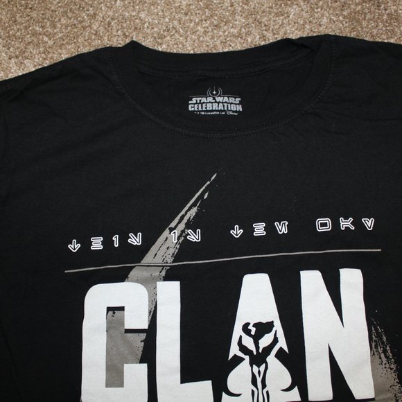 Disney Star Wars Celebration Black Clan of Two Tee T Shirt Mens Size M Medium - Picture 3 of 6